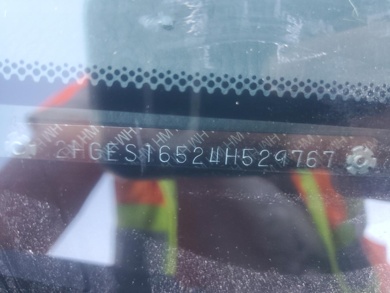 2004 Honda Civic Lx VIN: 2HGES16524H529767 Lot: 92913775