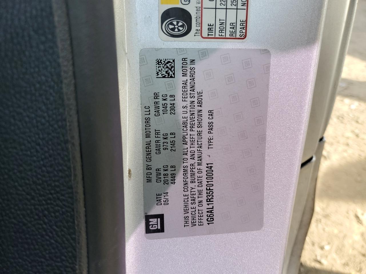 2015 Cadillac Ats Premium VIN: 1G6AL1R35F0100041 Lot: 92492035