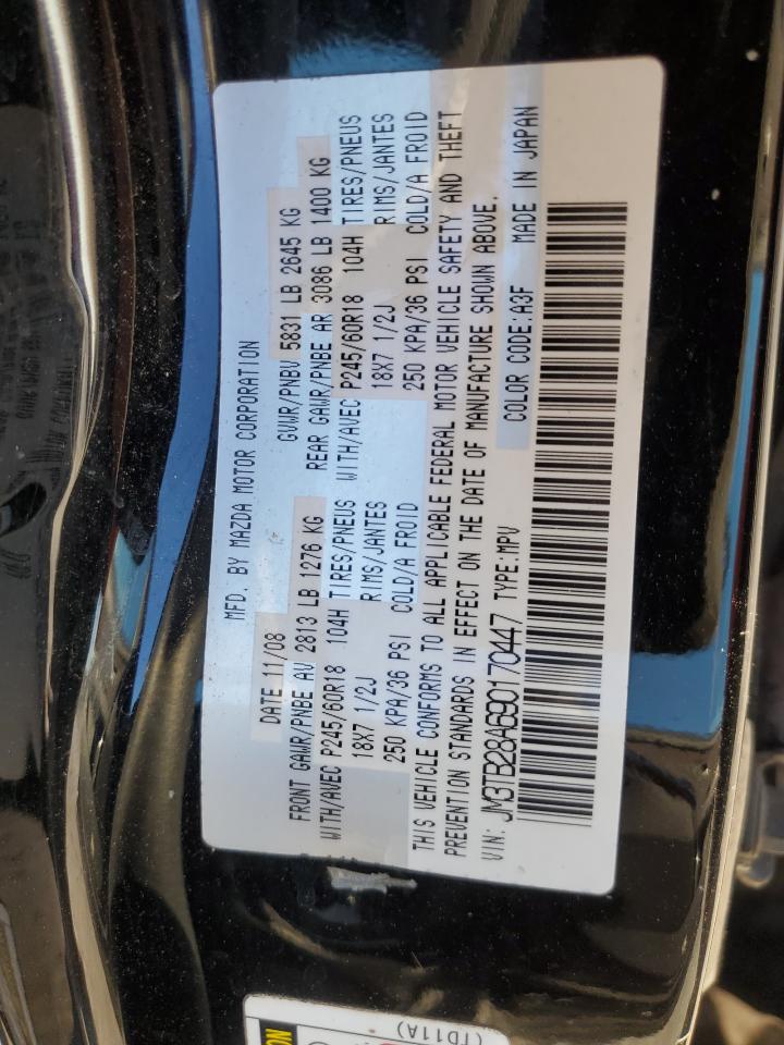 2009 Mazda Cx-9 VIN: JM3TB28A690170447 Lot: 92994755