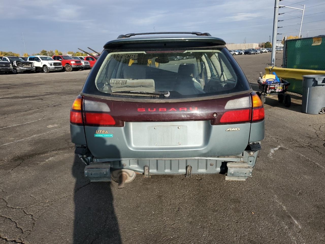 2001 Subaru Legacy Outback Awp VIN: 4S3BH675517632782 Lot: 91424535