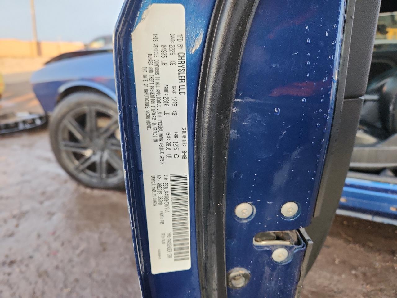 2009 Dodge Challenger Se VIN: 2B3LJ44V09H507711 Lot: 93475885