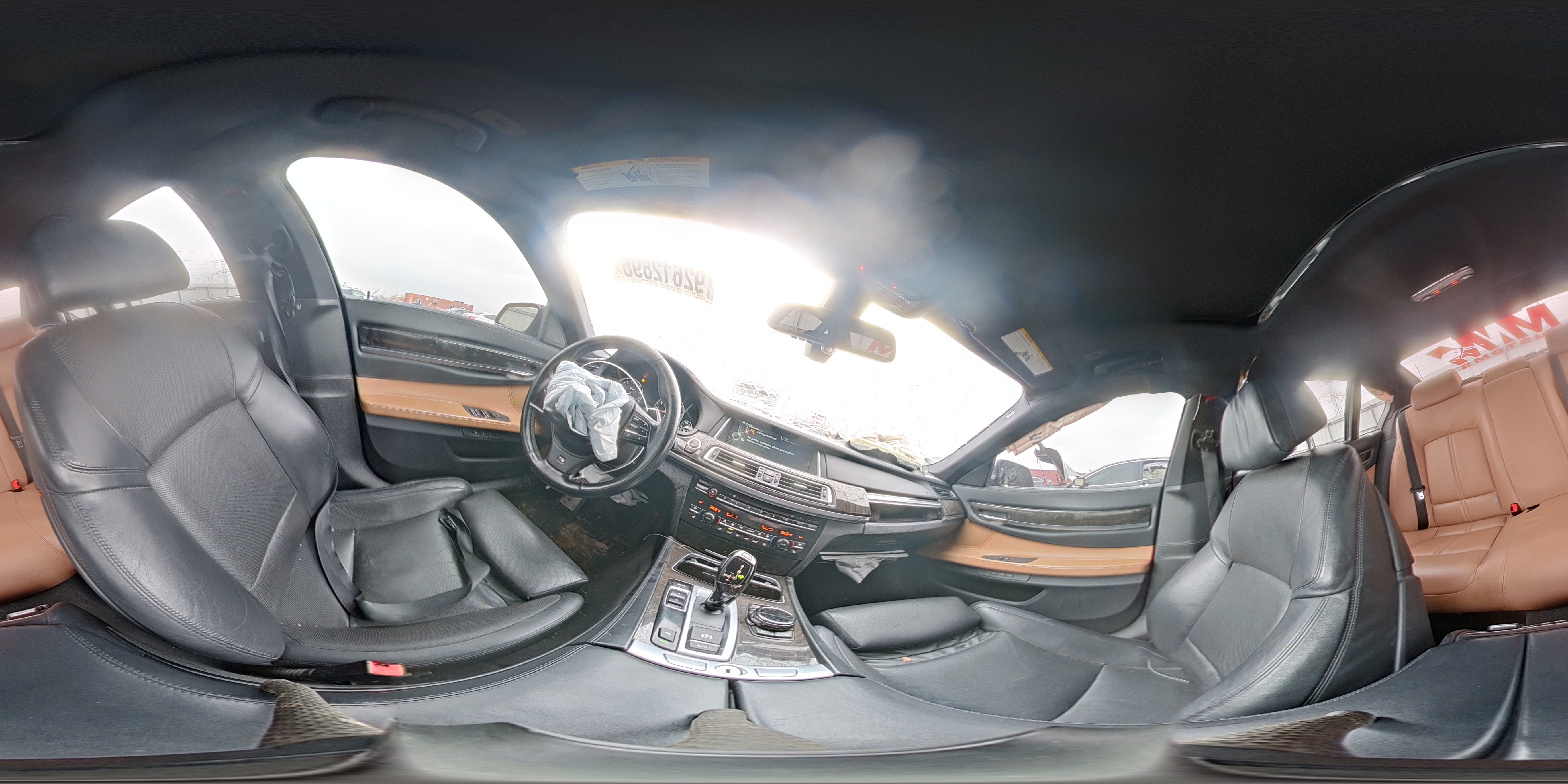 2014 BMW 750 I VIN: WBAYA8C58ED228363 Lot: 92612895