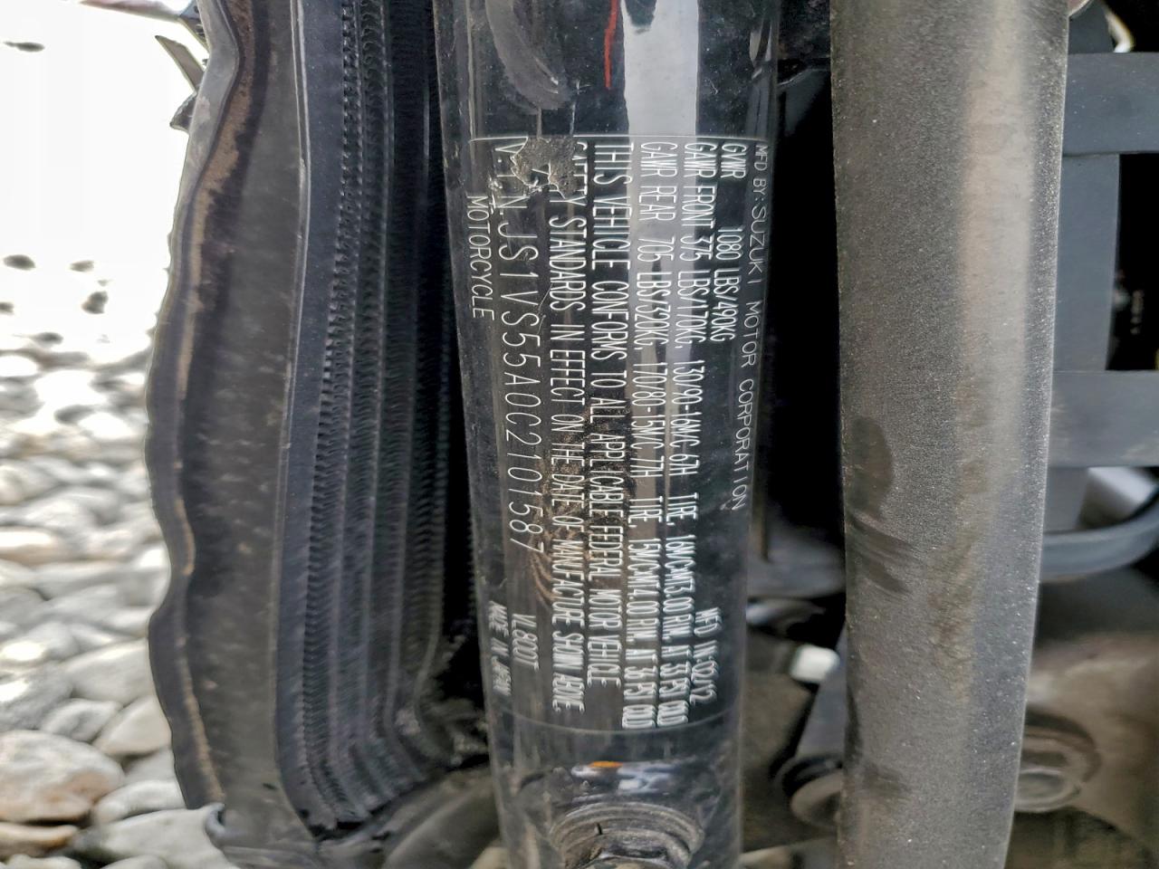 2012 Suzuki Vl800 T VIN: JS1VS55A0C2101587 Lot: 94515815