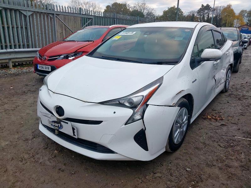 2017 TOYOTA PRIUS T4 VVT-I CVT  for sale at Copart WOLVERHAMPTON