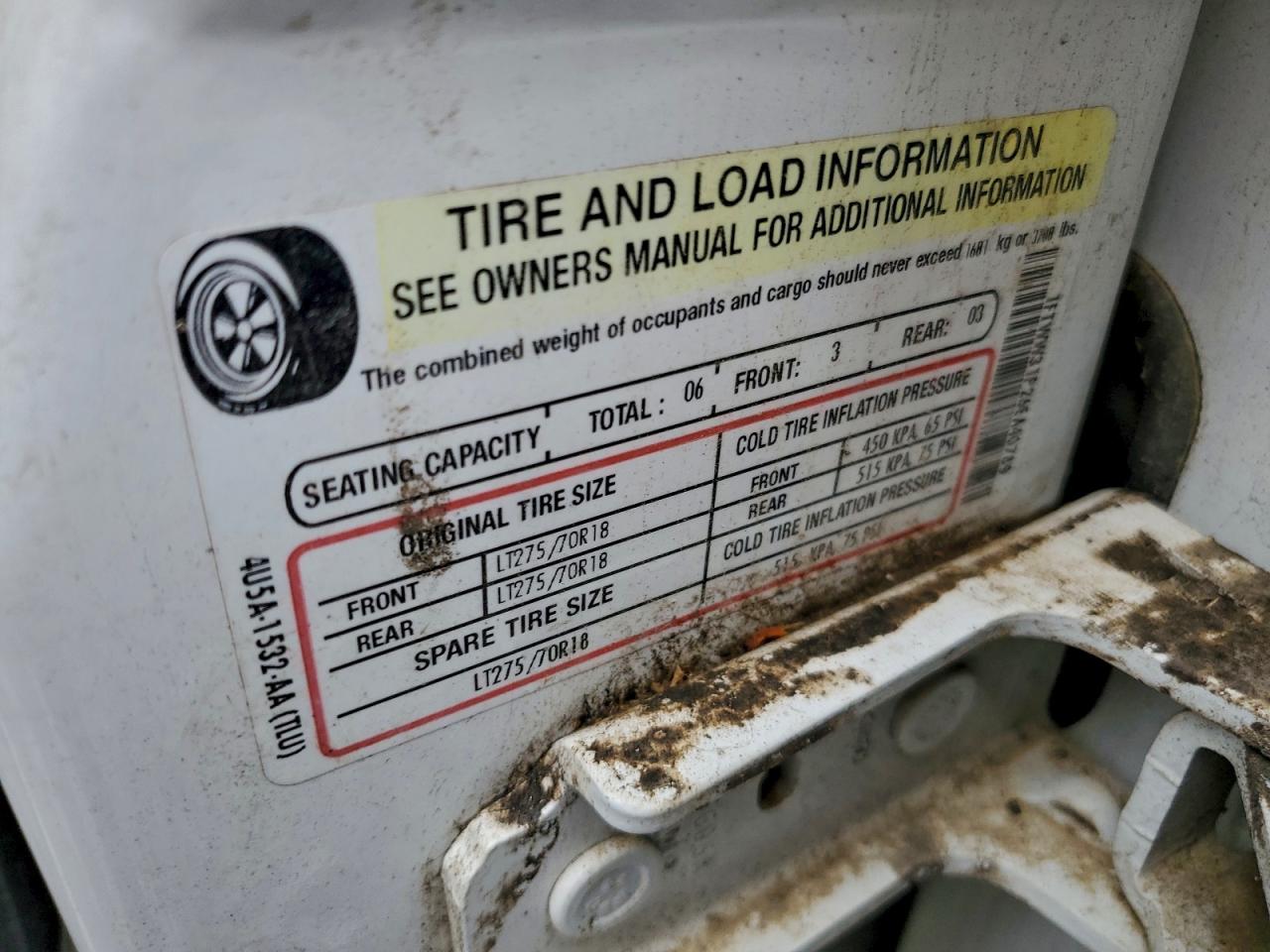 2006 Ford F350 Srw Super Duty VIN: 1FTWW31P26EA40789 Lot: 92749845