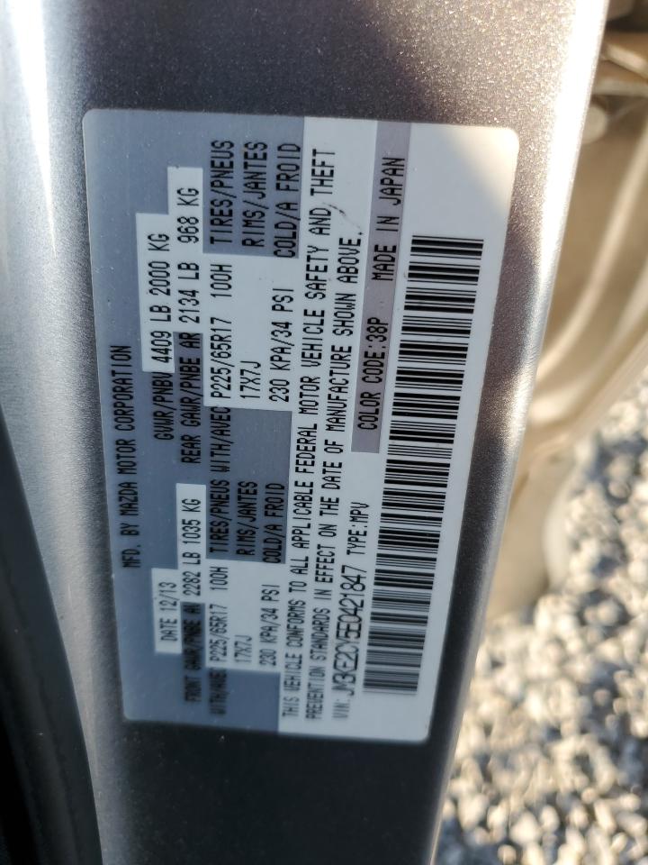 2014 Mazda Cx-5 Touring VIN: JM3KE2CY5E0421847 Lot: 93375855