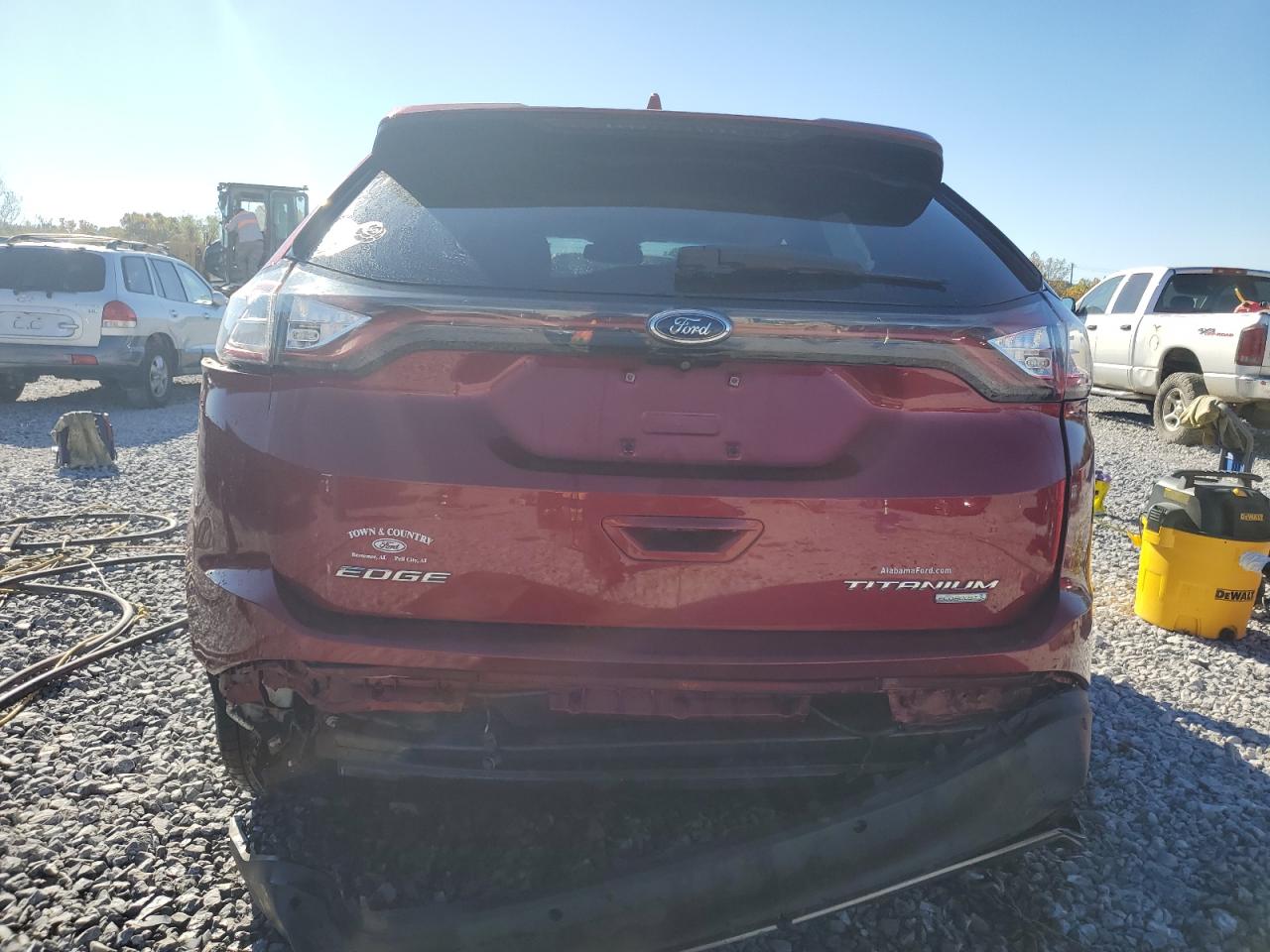 2017 Ford Edge Titanium VIN: 2FMPK3K92HBB66807 Lot: 90717965