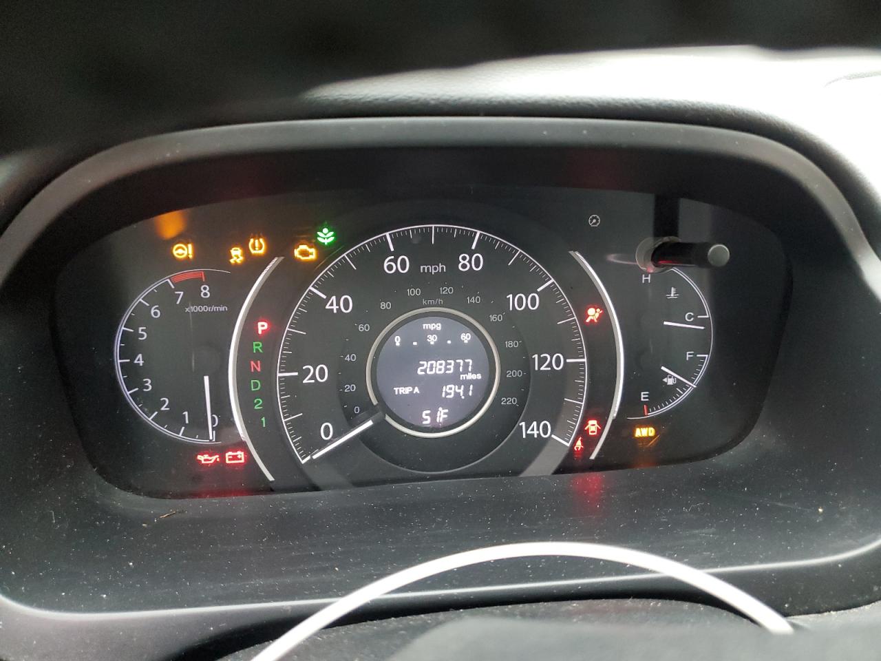 2013 Honda Cr-V Exl VIN: 2HKRM4H74DH694074 Lot: 91057265