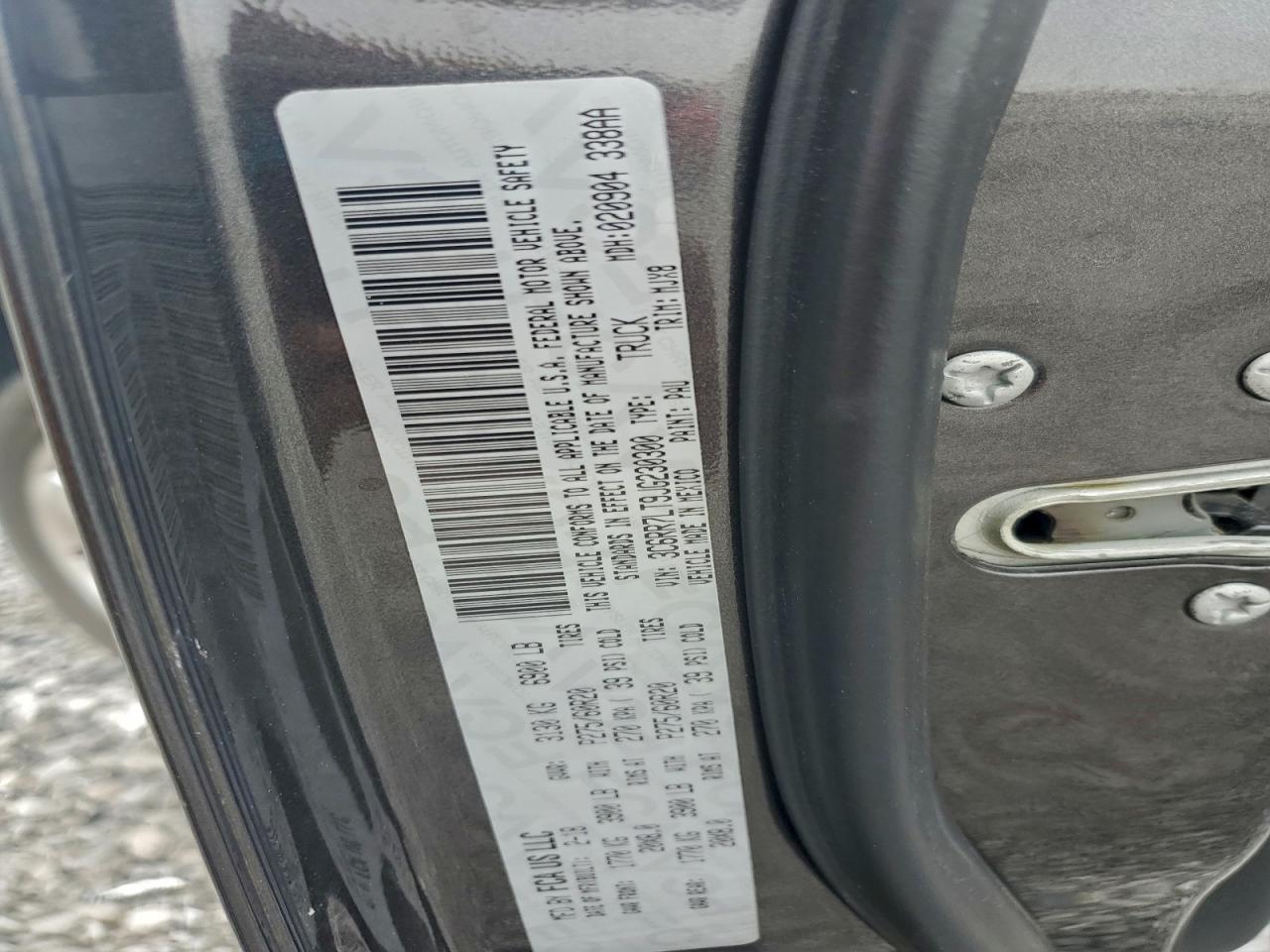 2018 Ram 1500 Slt VIN: 3C6RR7LT9JG230300 Lot: 93619645