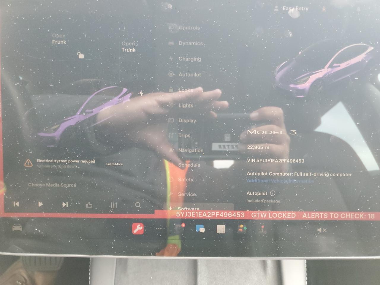 2023 Tesla Model 3 VIN: 5YJ3E1EA2PF496453 Lot: 93309665