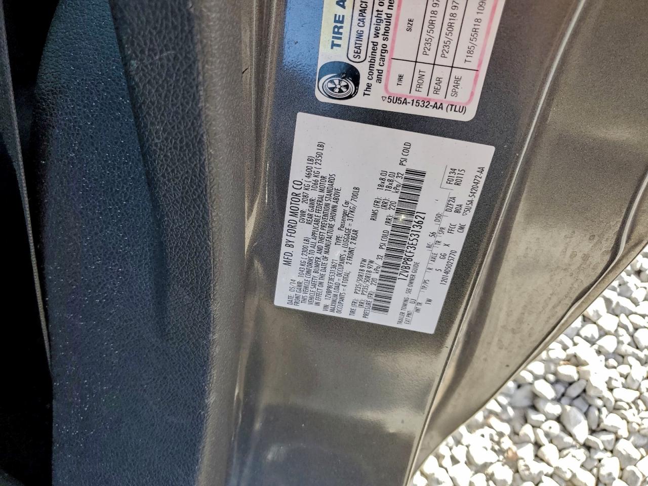 2014 Ford Mustang Gt VIN: 1ZVBP8CF3E5313621 Lot: 93500995