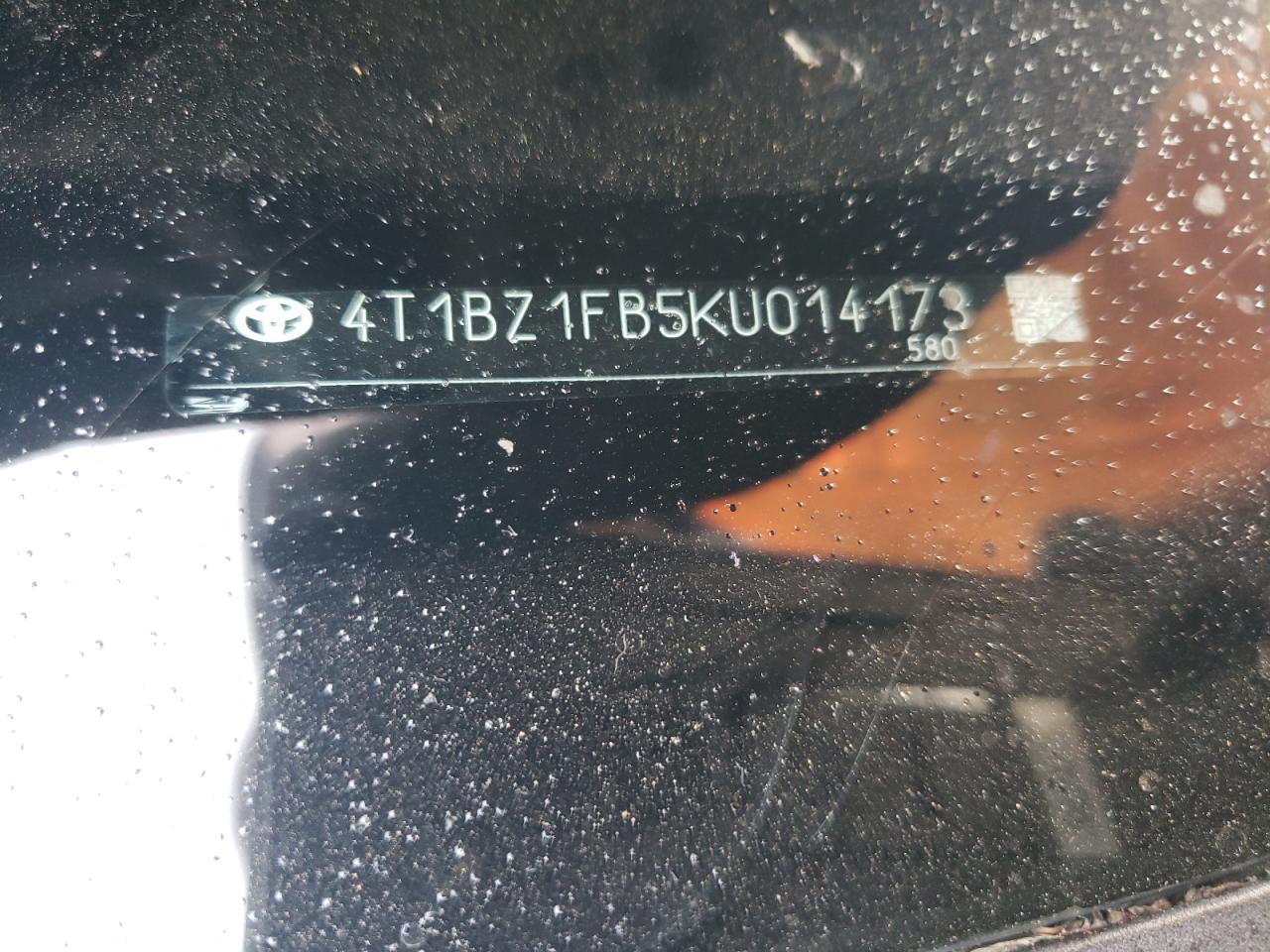 2019 Toyota Avalon Xle VIN: 4T1BZ1FB5KU014173 Lot: 90747665