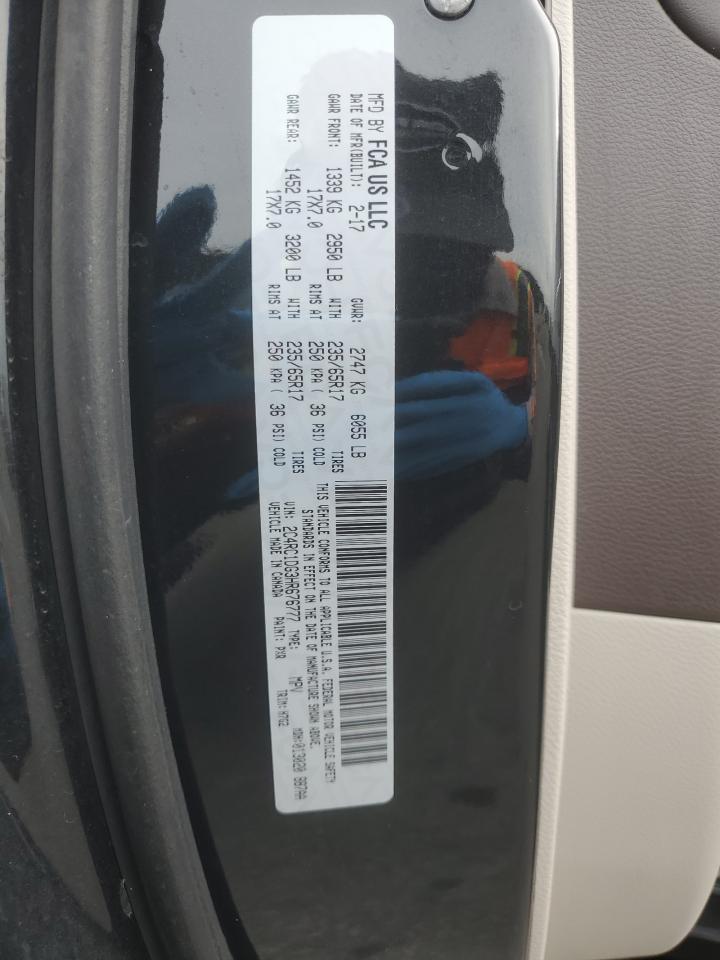 2017 Chrysler Pacifica Touring VIN: 2C4RC1DG3HR676777 Lot: 91246455