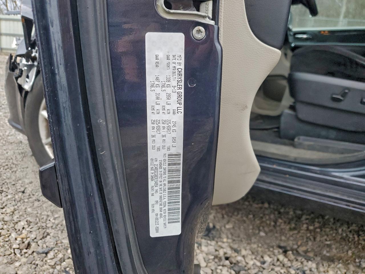 2014 Dodge Grand Caravan Sxt VIN: 2C4RDGCG8ER154854 Lot: 94334155