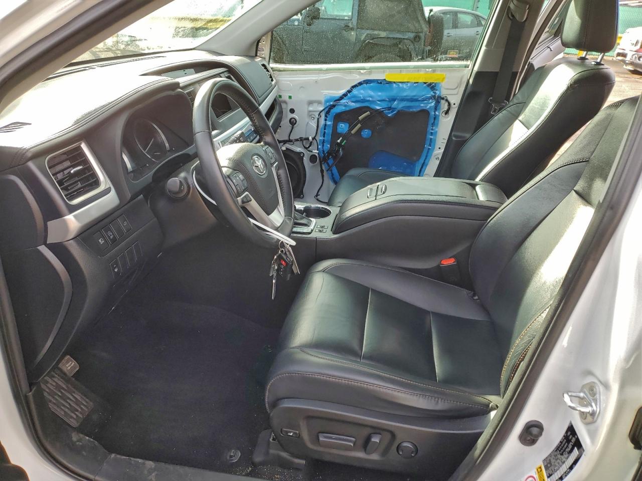 2019 Toyota Highlander Se VIN: 5TDKZRFH7KS357742 Lot: 94254955