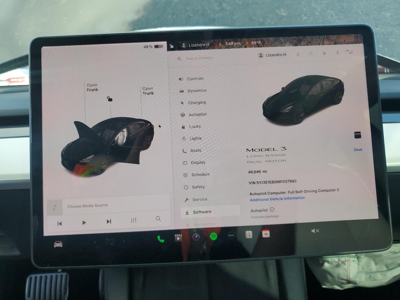 2021 Tesla Model 3 VIN: 5YJ3E1EB0MF037992 Lot: 92180895