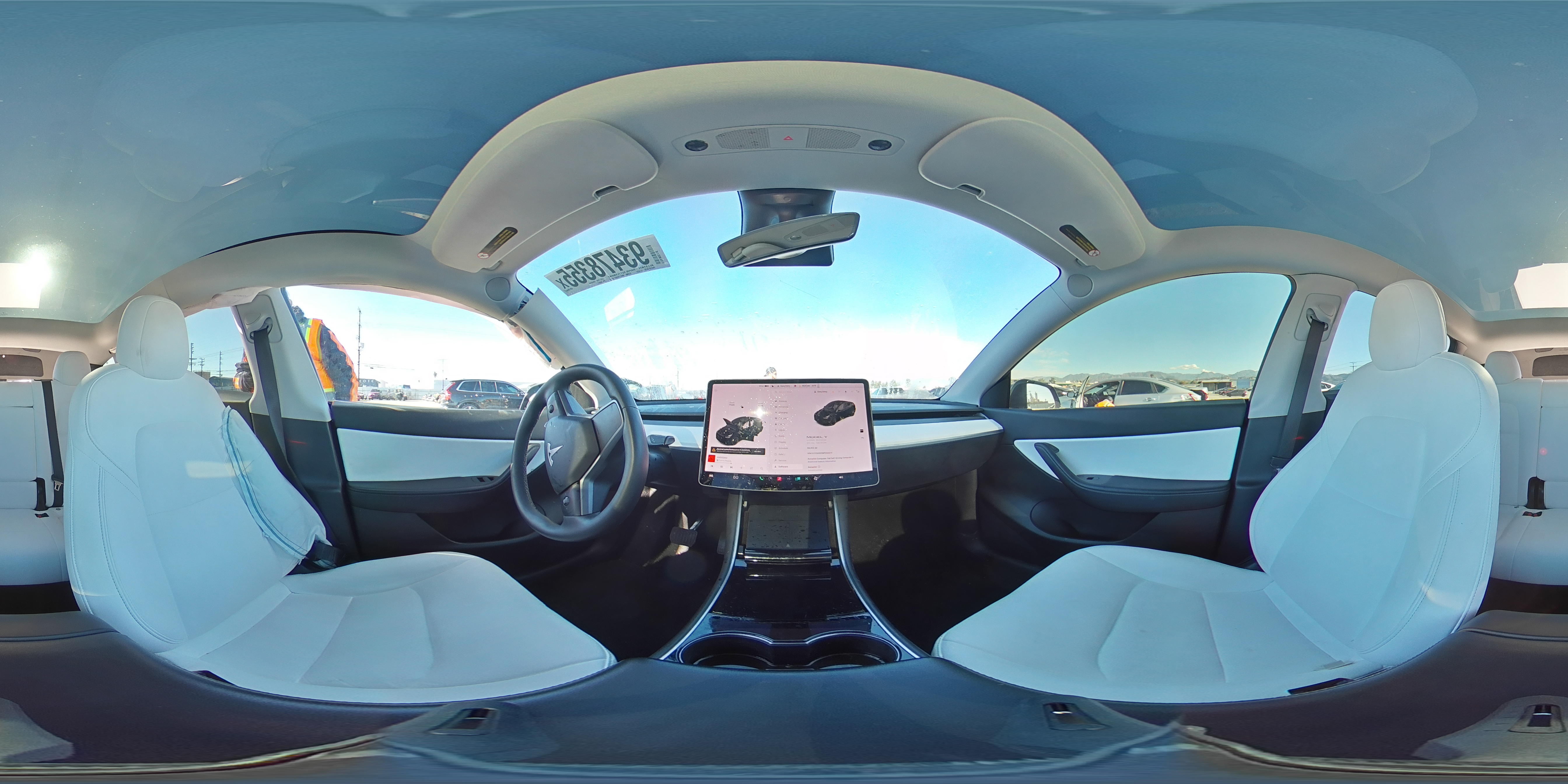 2021 Tesla Model Y VIN: 5YJYGDEE0MF093071 Lot: 93478355