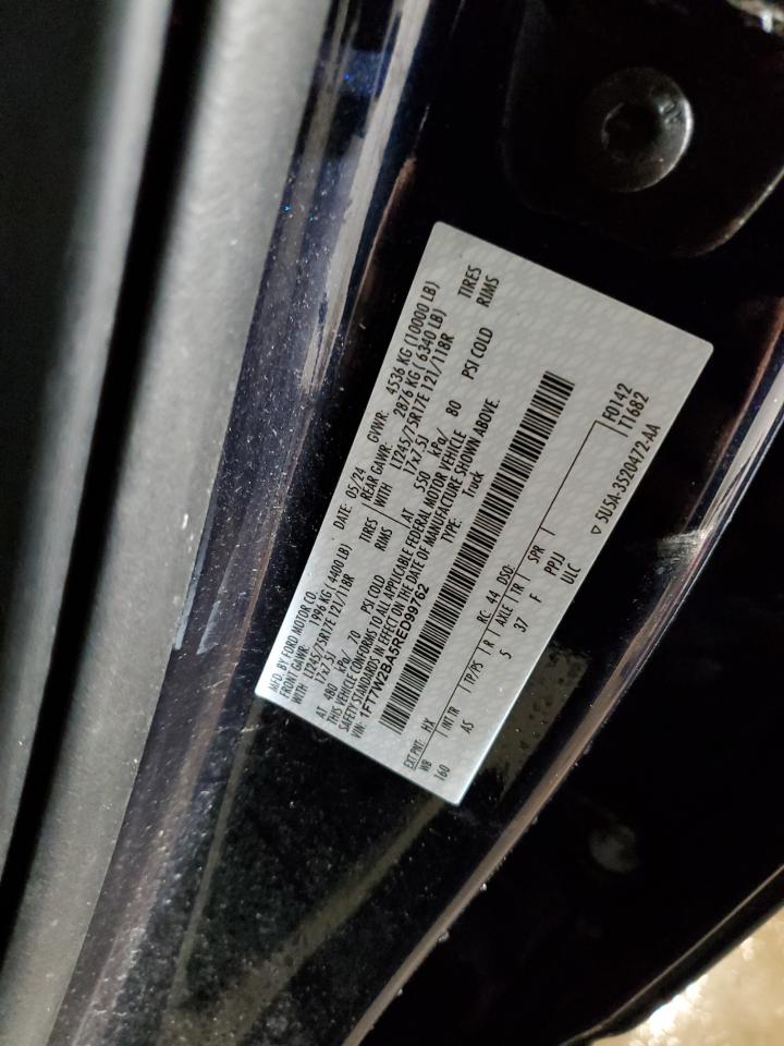 2024 Ford F250 Super Duty VIN: 1FT7W2BA5RED99762 Lot: 93194825