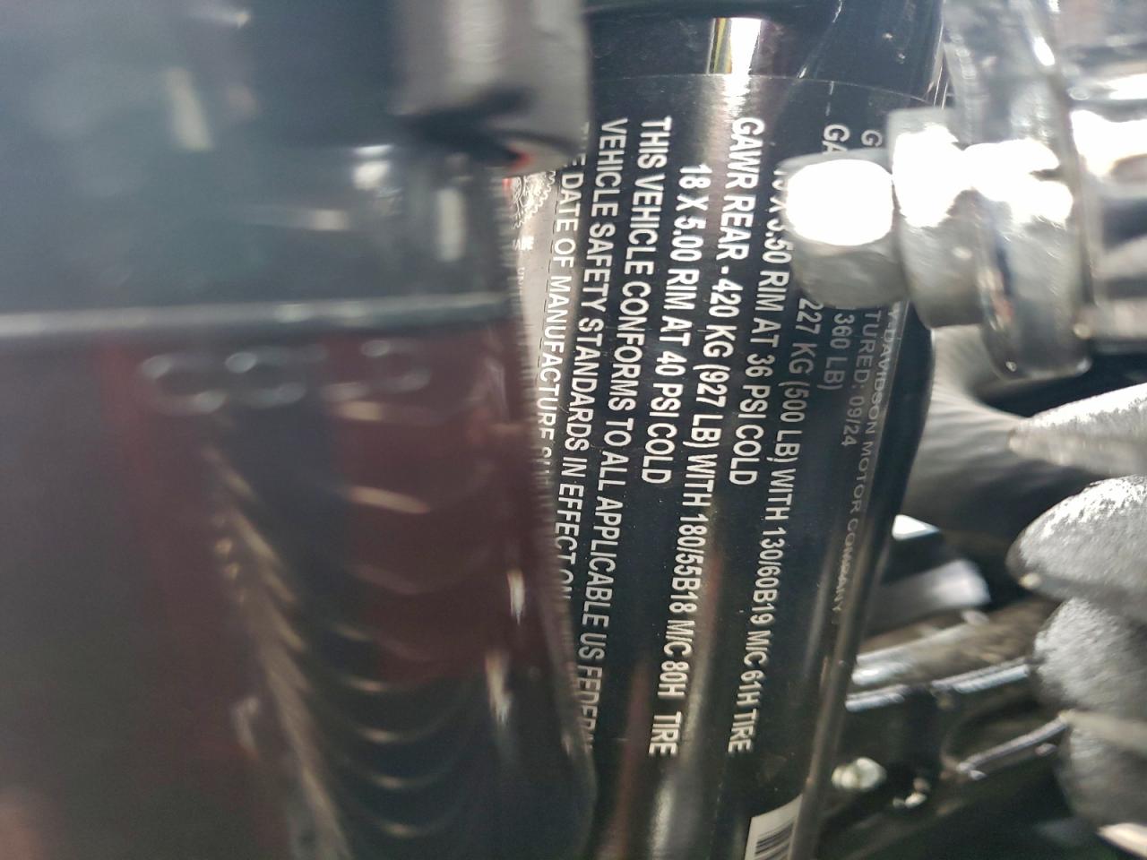 2024 Harley-Davidson Fltrx VIN: 1HD1KH729RB662048 Lot: 93959665