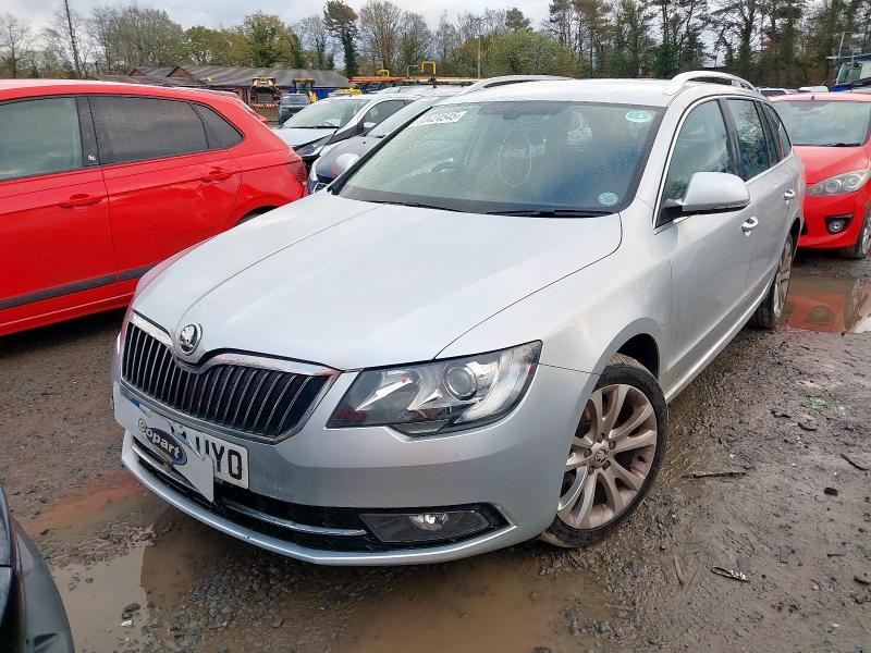 2014 SKODA SUPERB 2.0 TDI CR 140 SE 5DR for sale at Copart WOLVERHAMPTON
