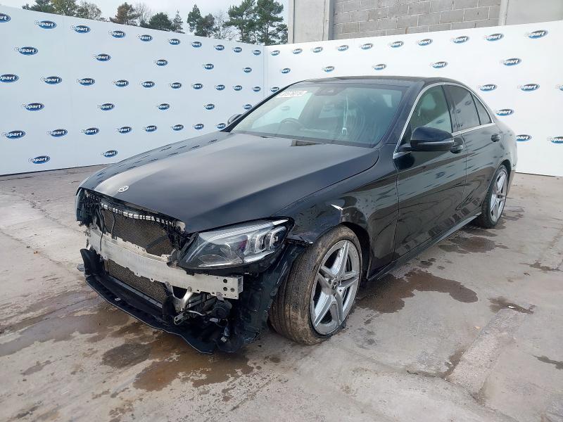 2019 MERCEDES-BENZ C CLASS C300D AMG LINE 4DR 9G-TRONIC for sale at Copart WOLVERHAMPTON