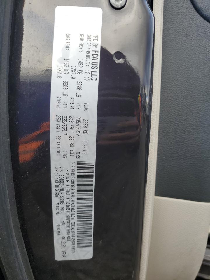 2018 Chrysler Pacifica Hybrid Touring Plus VIN: 2C4RC1H78JR158289 Lot: 92033045