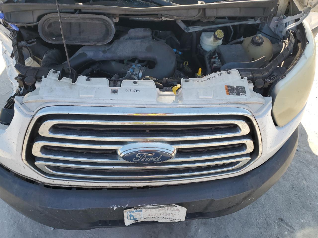 2016 Ford Transit Delivery Van VIN: 1FTYR1ZM7GKA70114 Lot: 93708835