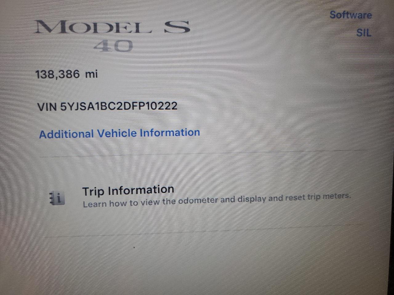 2013 Tesla Model S VIN: 5YJSA1BC2DFP10222 Lot: 93924065