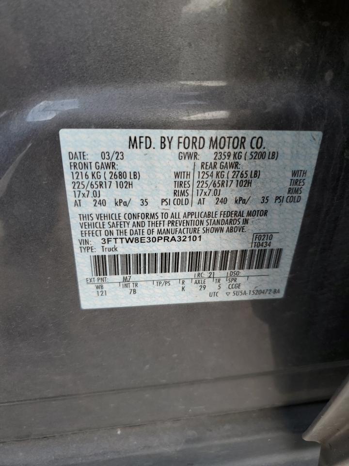 2023 Ford Maverick Xl VIN: 3FTTW8E30PRA32101 Lot: 93154575