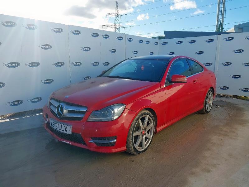 2013 MERCEDES-BENZ C CLASS C220 CDI BLUEEFFICIENCY AMG SPORT 2DR AUTO for sale at Copart BRISTOL