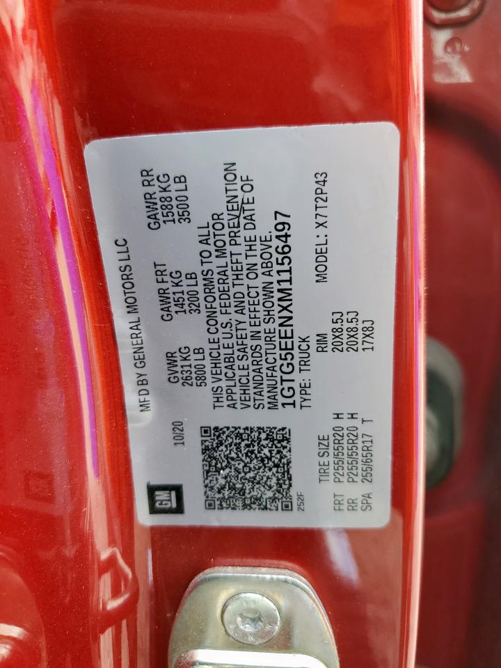 2021 GMC Canyon Denali VIN: 1GTG5EENXM1156497 Lot: 93064555