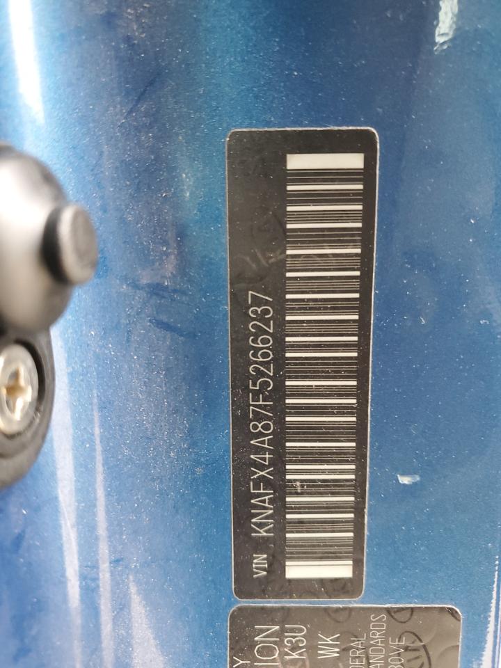 2015 Kia Forte Ex VIN: KNAFX4A87F5266237 Lot: 93456185