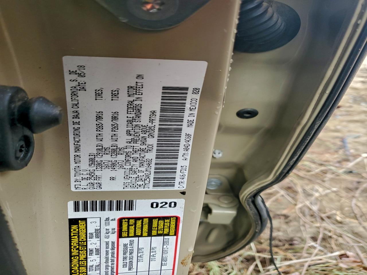 2018 Toyota Tacoma Double Cab VIN: 3TMCZ5AN2JM164682 Lot: 94576325