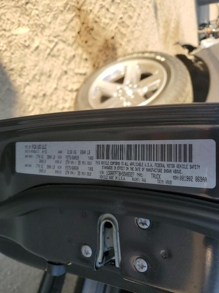 2017 Ram 1500 St VIN: 1C6RR7FT8HS508327 Lot: 92503735