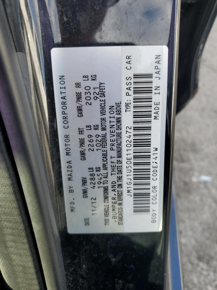 2014 Mazda 6 Sport VIN: JM1GJ1U50E1102472 Lot: 92580195