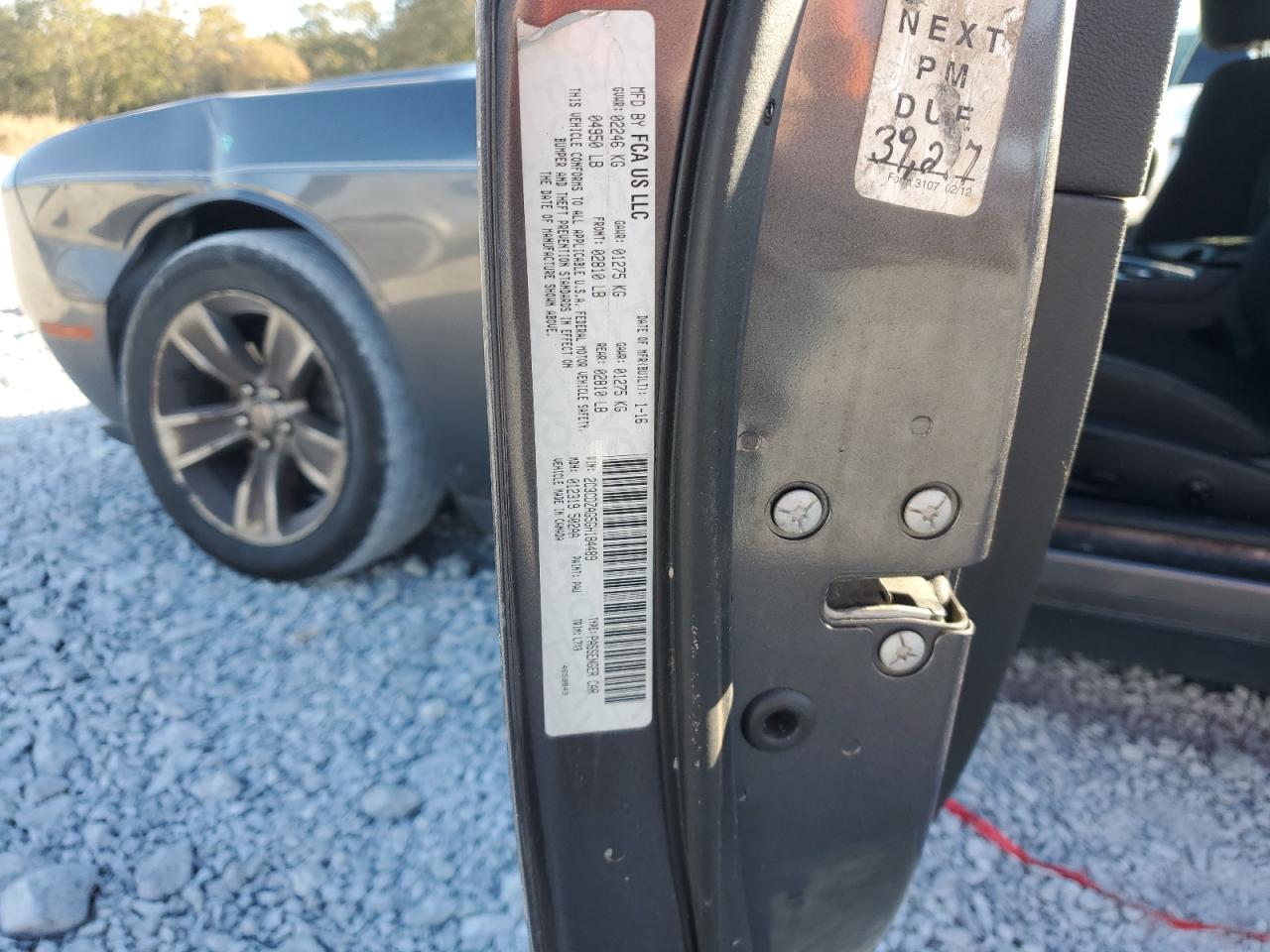 2016 Dodge Challenger Sxt VIN: 2C3CDZAG5GH184489 Lot: 92987795