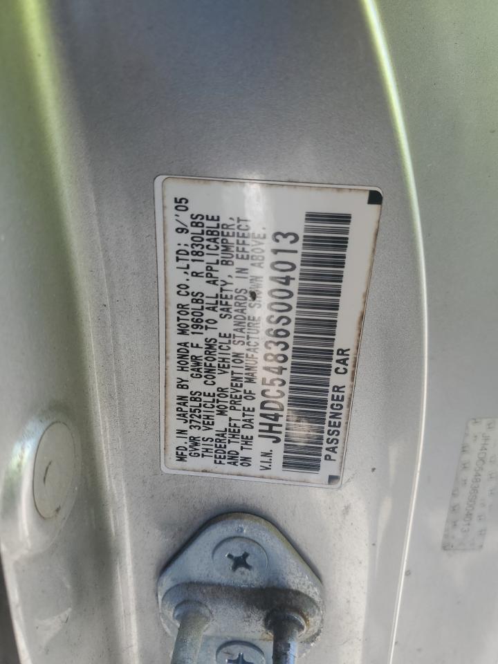 2006 Acura Rsx VIN: JH4DC54836S004013 Lot: 91701045