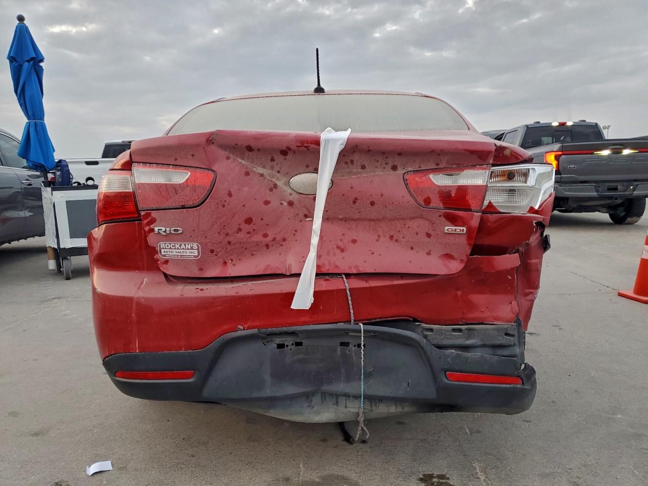 2014 Kia Rio Lx VIN: KNADM4A37E6327891 Lot: 93480585