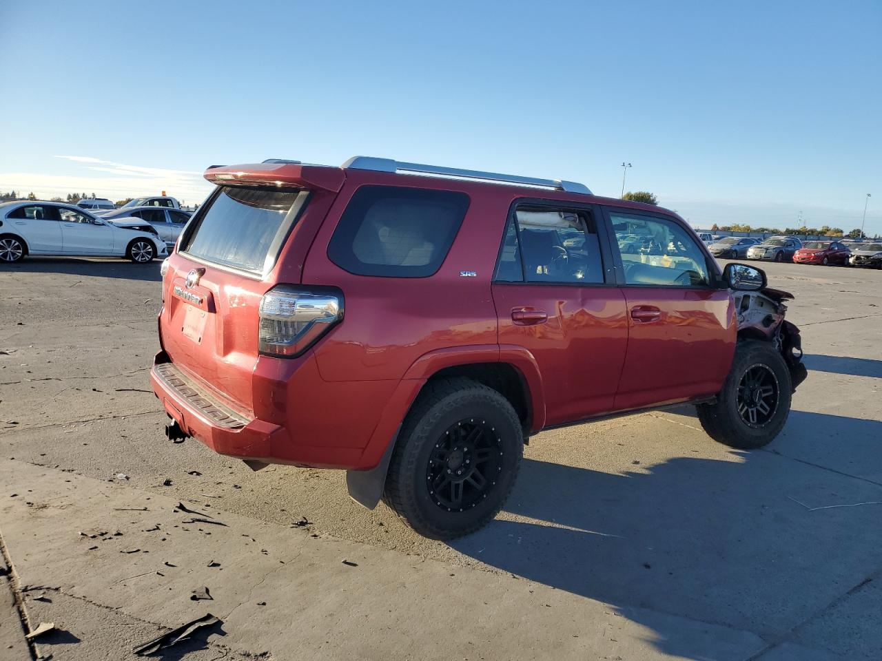 2014 Toyota 4Runner Sr5 red suv gas JTEZU5JR7E5065021 photo #4