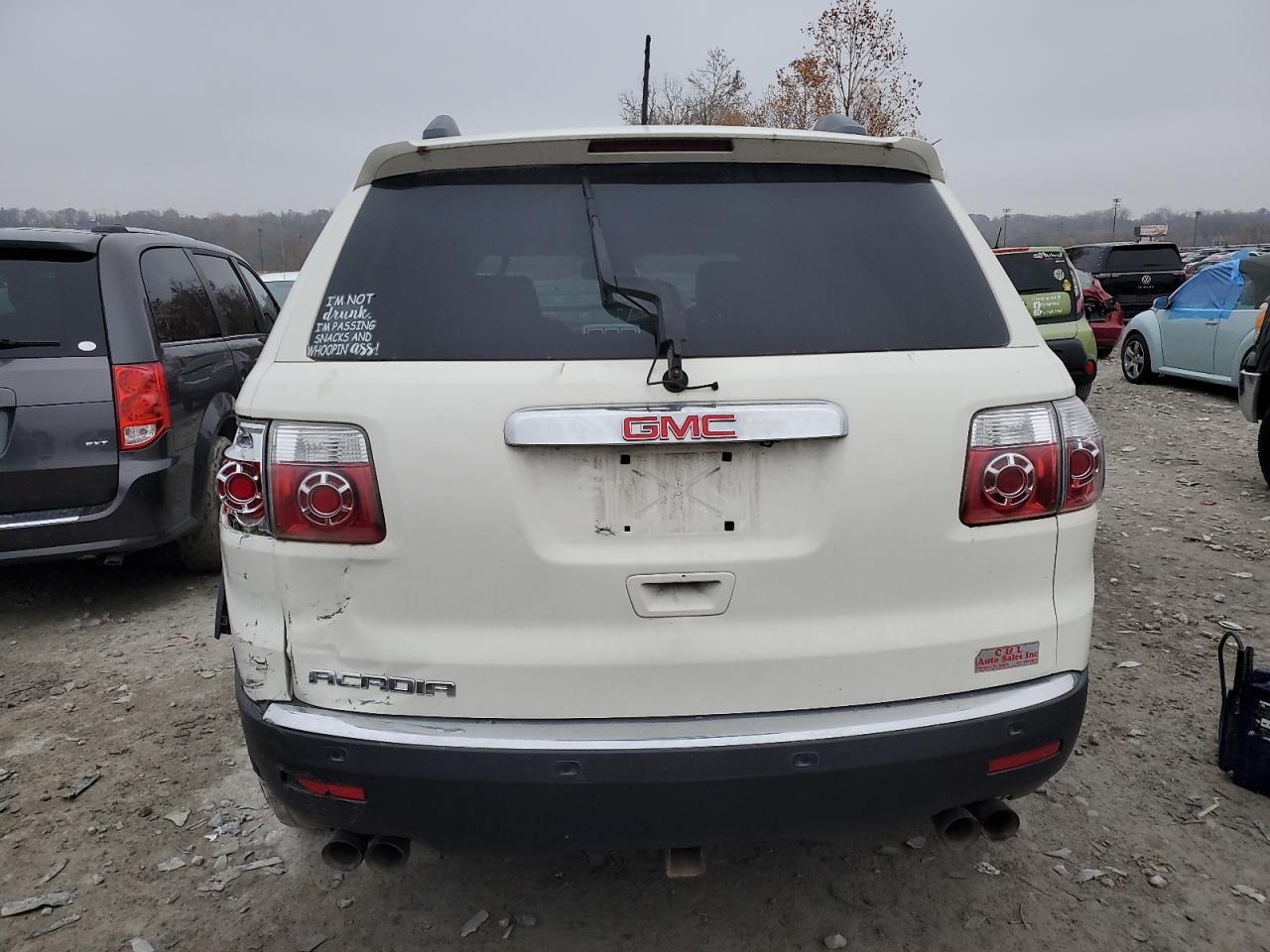 2010 GMC Acadia Slt-1 VIN: 1GKLRMEDXAJ261643 Lot: 93482855