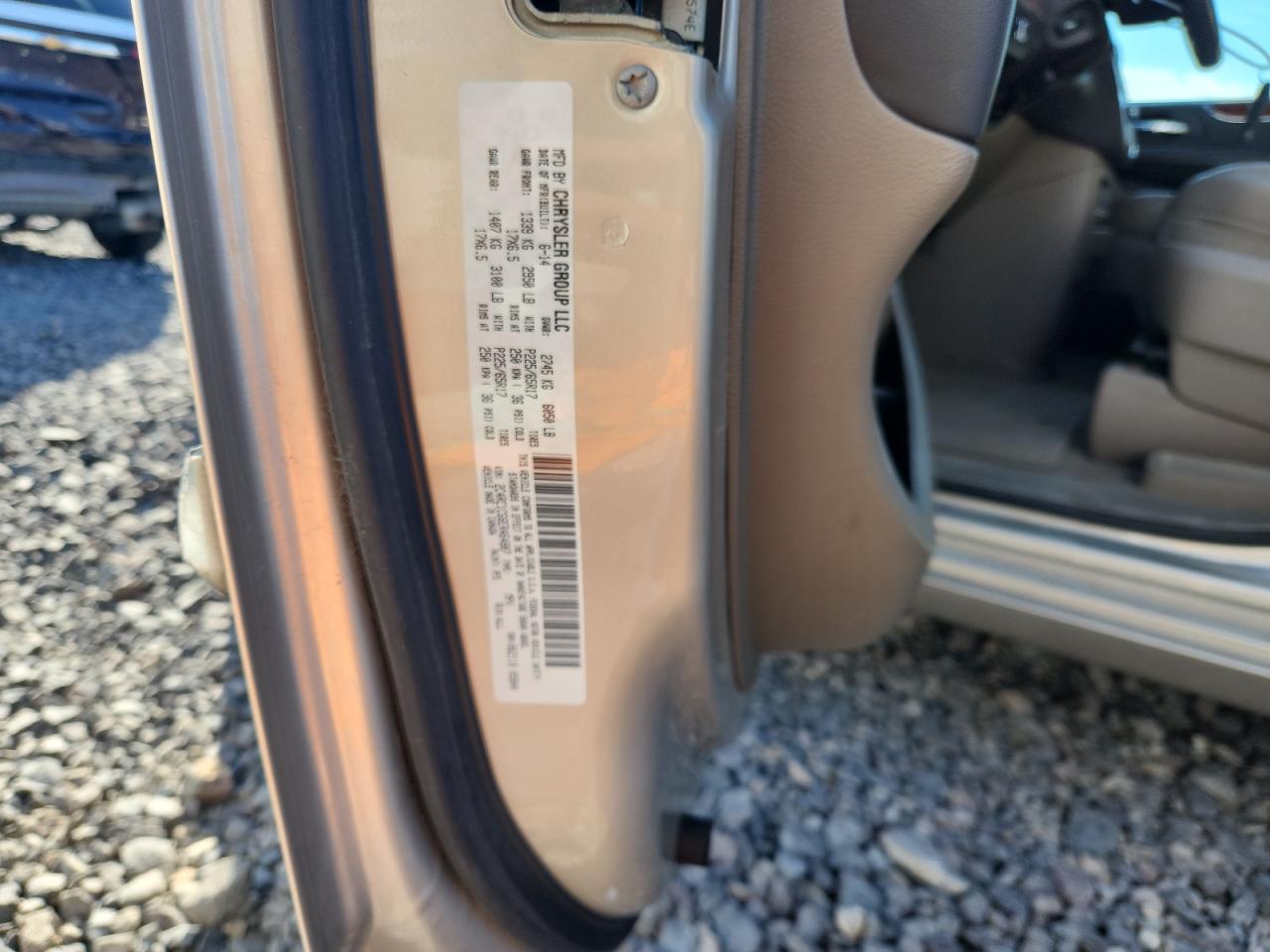 2014 Chrysler Town & Country Touring L VIN: 2C4RC1CG6ER464887 Lot: 92719395