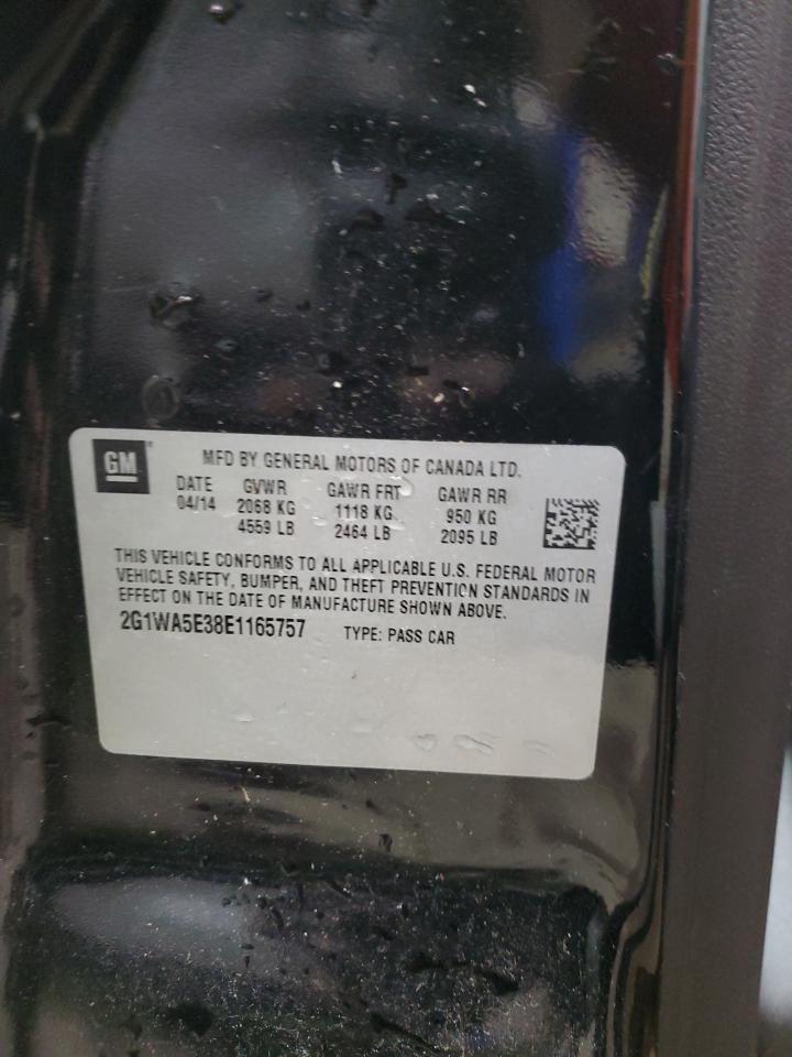 2014 Chevrolet Impala Limited Ls VIN: 2G1WA5E38E1165757 Lot: 91436215