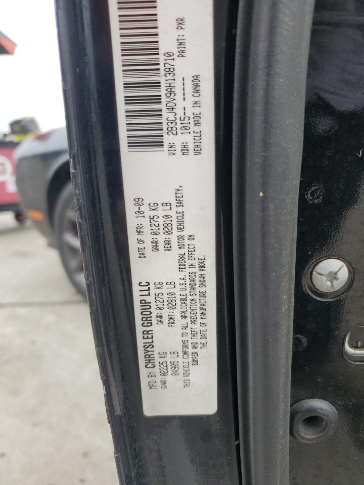 2010 Dodge Challenger Se VIN: 2B3CJ4DV9AH138710 Lot: 93594685