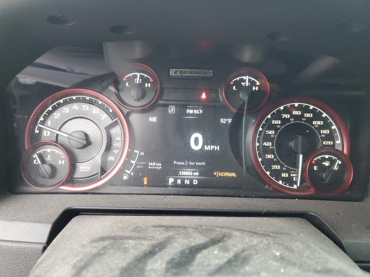 2017 Ram 1500 Rebel VIN: 1C6RR7YT1HS621548 Lot: 93349825