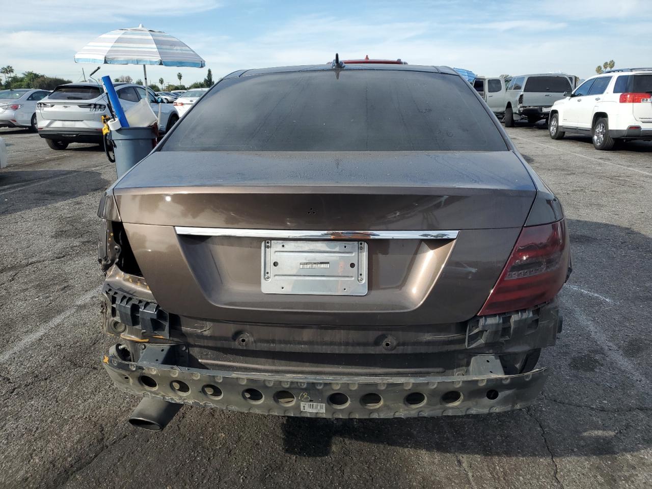 2013 Mercedes-Benz C 250 VIN: WDDGF4HB2DR272017 Lot: 92180765