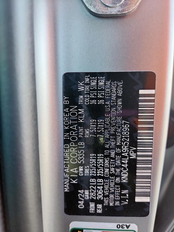 2024 Kia Ev6 Gt Line VIN: KNDC44LA9R5218967 Lot: 92067065