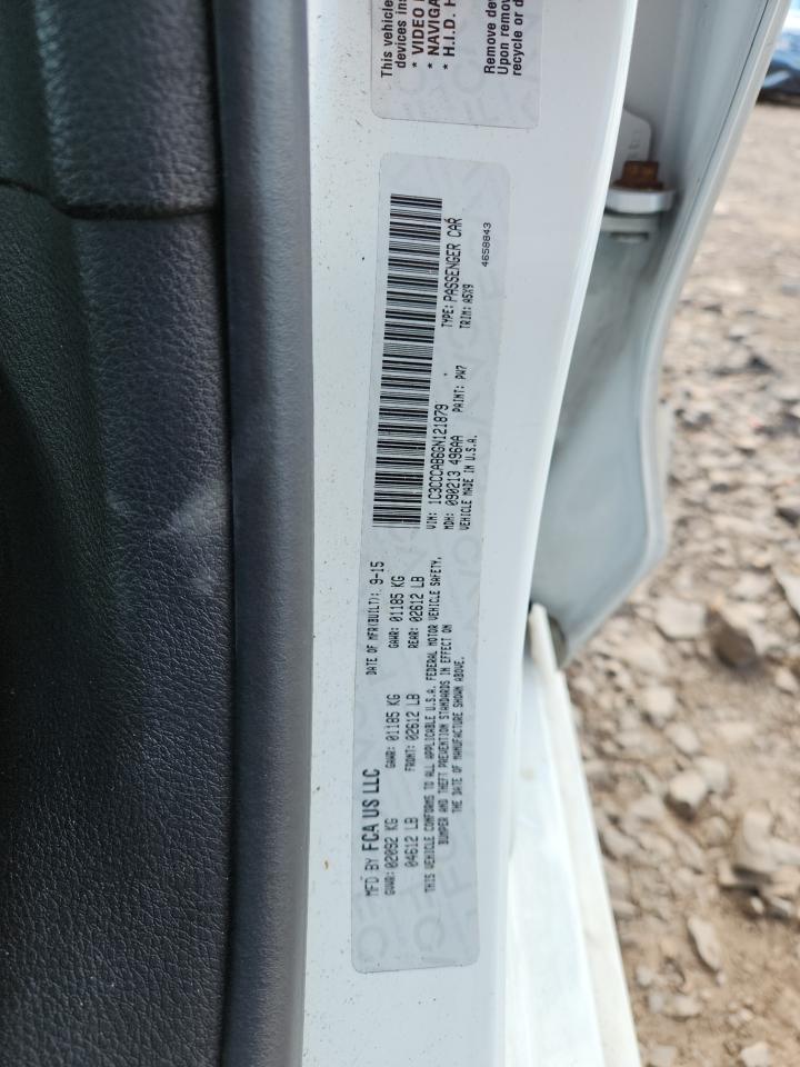 2016 Chrysler 200 Limited VIN: 1C3CCCAB6GN121879 Lot: 91339965