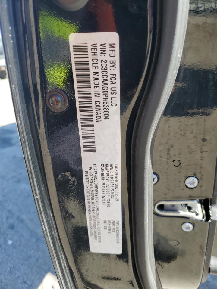 2023 Chrysler 300 Touring VIN: 2C3CCAAG0PH538004 Lot: 89612295