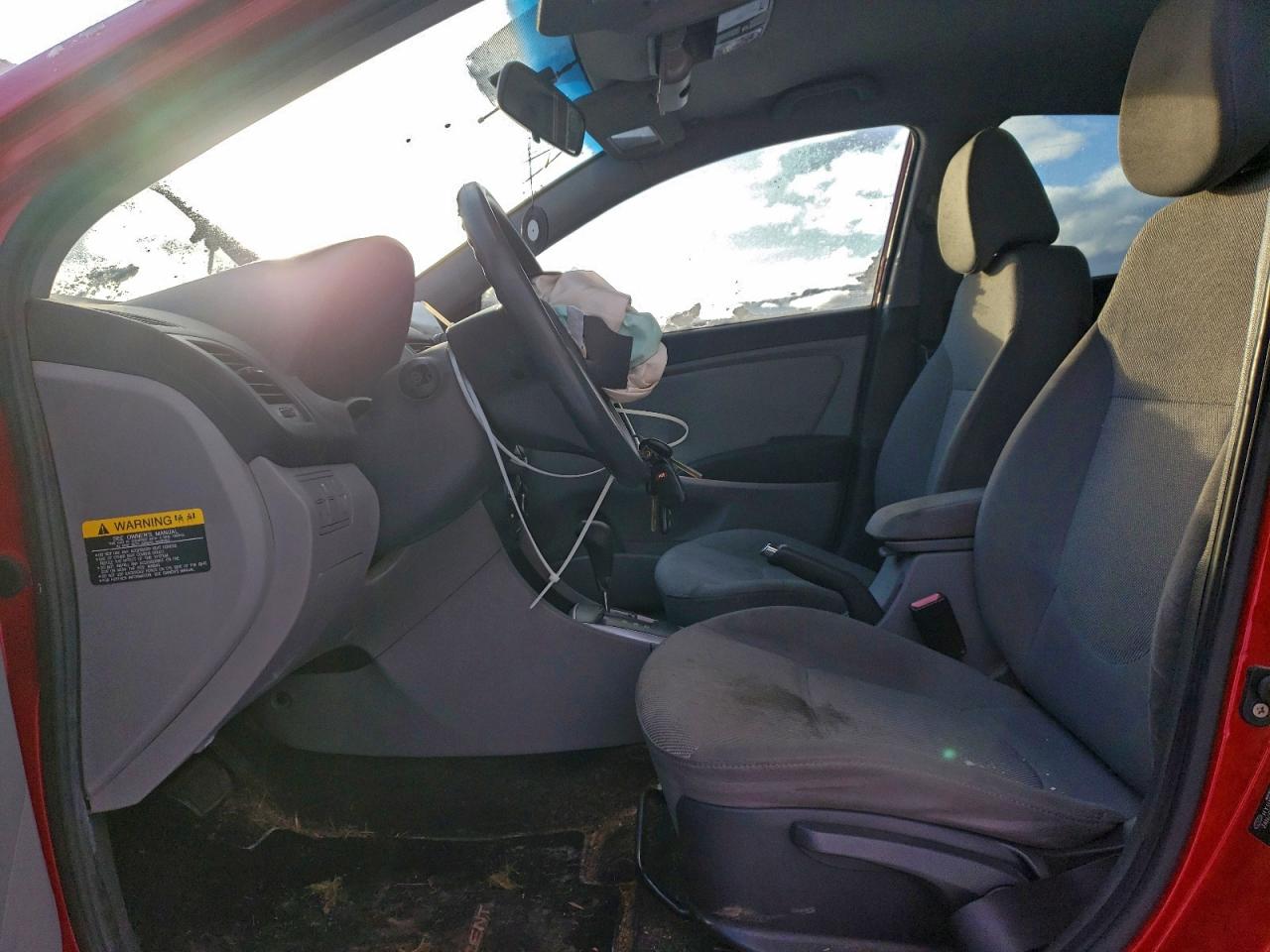 2012 Hyundai Accent Gls VIN: KMHCT4AE6CU205191 Lot: 95059335