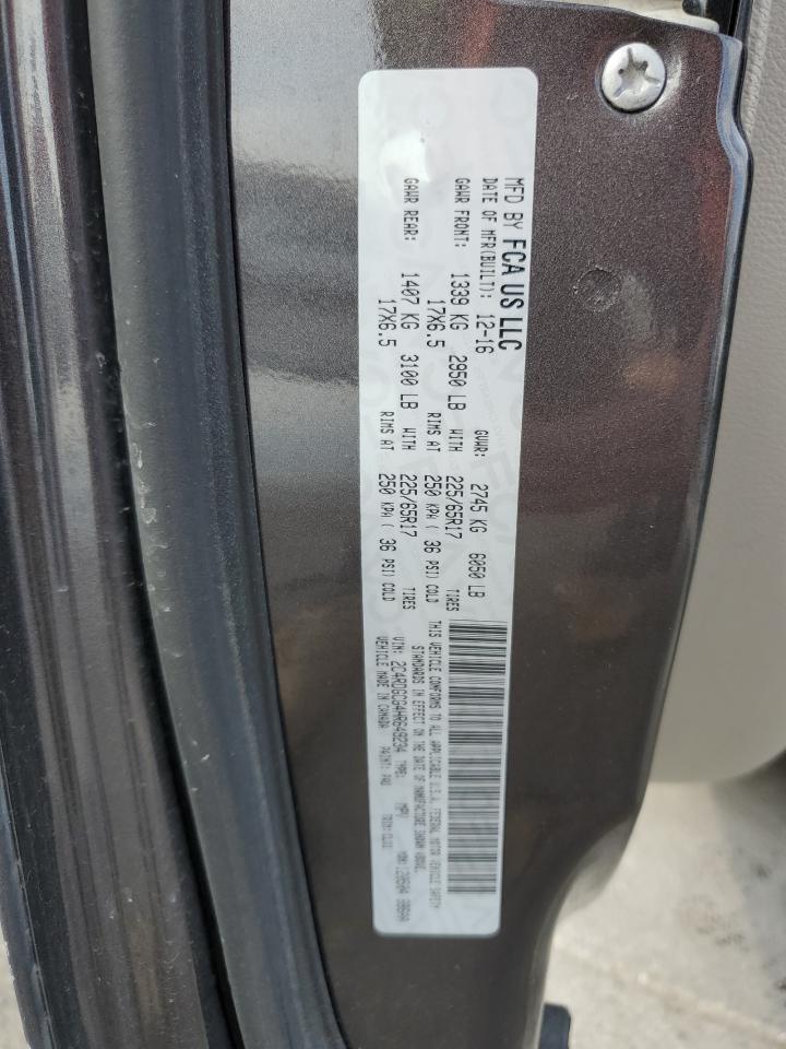 2017 Dodge Grand Caravan Sxt VIN: 2C4RDGCG4HR649234 Lot: 92938725